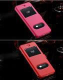 I6/6 Plus Luxury Smart Front Window View Leather Flip Case For Apple Iphone 6 4.7 Inch & For Iphone 6 Plus 5.5 Fundas Cover