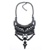 Big Women Collier Femme Necklaces Pendant Collar Statement Bijoux Fashion Crystal Jewelry Choker Maxi Boho Vintage Jewellry