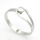 New Design Gold & Silver Plated Elasticity Bracelets & Bangles Simple Elegant Fashion Women Open Bangle