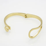 New Design Gold & Silver Plated Elasticity Bracelets & Bangles Simple Elegant Fashion Women Open Bangle