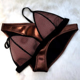 New Fashion Mesh Swimwear Women Sexy Neoprene Bikini Set Neoprene Swimsuit