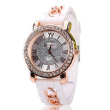 Silicone Watch Fashion Women Luxury Dress Watches Summer Style Bracelet Watch Famous Brand Women Female