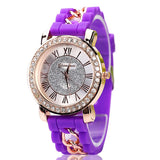 Silicone Watch Fashion Women Luxury Dress Watches Summer Style Bracelet Watch Famous Brand Women Female