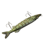 Artificial Bait 20cm 66g Lifelike Pike Muskie Fishing Lure 8-segement Swimbait Crankbait Pesca Hard Fishing Bait Treble Hook Fishing Tackle