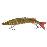 Artificial Bait 20cm 66g Lifelike Pike Muskie Fishing Lure 8-segement Swimbait Crankbait Pesca Hard Fishing Bait Treble Hook Fishing Tackle