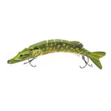 Artificial Bait 20cm 66g Lifelike Pike Muskie Fishing Lure 8-segement Swimbait Crankbait Pesca Hard Fishing Bait Treble Hook Fishing Tackle