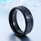 Trendy Jewelry For Men 316L Stainless Steel Fashion Man's Ring Titanium Steel Unique High Quality Wedding Band