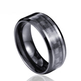 Trendy Jewelry For Men 316L Stainless Steel Fashion Man's Ring Titanium Steel Unique High Quality Wedding Band