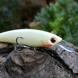 3D Eyes Minnow Hard Fishing Lure 14g 11cm Plastic Pesca Fish Lures Crank Bait Fishing Tackle With Treble Hook Diving 2M