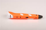 3D Printing Pen1.75mm ABS/PLA Smart 3D Pen Drawing Pen+Free Filament+Adapter Creative Gift For Kids Design Painting