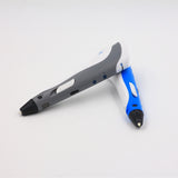 3D Printing Pen1.75mm ABS/PLA Smart 3D Pen Drawing Pen+Free Filament+Adapter Creative Gift For Kids Design Painting