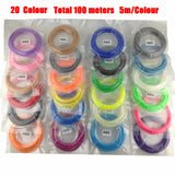 3D Printing Pen1.75mm ABS/PLA Smart 3D Pen Drawing Pen+Free Filament+Adapter Creative Gift For Kids Design Painting