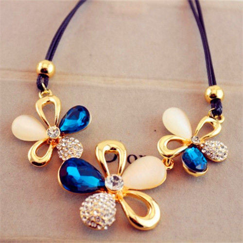 Fashion Western statement elegant Chain Newest Rinestones Cat Stone Pendant choker necklace jewelry