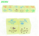 Four Kinds Glow Hot Sale Erotic Craps Sex Dice Night Lights Love Sexy Funny Flirting Toys for Couples Adult Games Products 