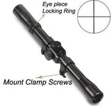 Black 4x20 Air Rifle Telescopic Scope Sights Mounts Hunting Sniper Scope Riflescopes
