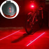 Cycling Safety Bicycle Rear Lamp Bike Laser Tail Light (5LED+2Laser)