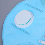 5 Pcs High Quality KN95 Mask PM2.5 Mouth Cover Dust Masks Breathing Valve Folding Non- Wholesale Dropshipping