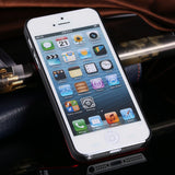 5S Aluminum Case Deluxe Gold Metal Brush Cover for iphone 5 5s 5g Hard Aluminum + Soft TPU Frame Slim Back Phone Case For Iphone 5/5s