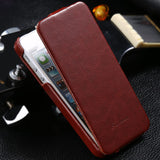 5S Flip Case Original Luxury PU Leather Cover for iphone 5 5S 5g Vintage Full Phone Shell With Buckle FASHION Mobile Phone Case