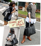 Women PU Leather Handbag,Tote Shoulder Bags, large capacity PU weave bags ,fashion design