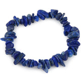 Healing Natural Elastic Bracelet Charm Agate Chip Beads Amethyst Crystal Bracelet Bohemian Boho Women