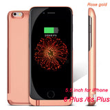 7000mAh Rechargeable Backup Power Case Cover for iPhone 6 External Battery Charger Case for iPhone 6Plus Power Bank Case 8000mAh