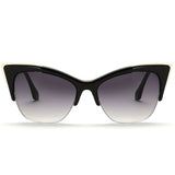 Newest Half-Frame Cat Eye Sunglasses Women Summer Style Sun Glasses Brand Designer Gafas Oculos De Sol UV400