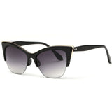 Newest Half-Frame Cat Eye Sunglasses Women Summer Style Sun Glasses Brand Designer Gafas Oculos De Sol UV400