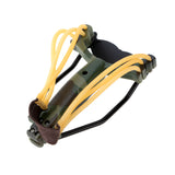 Adult Slingshot Outdoor Powerful Sling Shot Folding Wrist Camouflage Hunting Slingshot Catapult for Marble Games Hunting