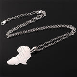 African Necklace Yellow Gold/Platinum Plated Africa Map Pendant & Chain Men/Women Ethnic Jewelry Gift