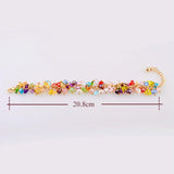 Charm Bracelets & Bangles With Crystal Stones Friendship Bracelets For Women Gold Bracelet Femme Turkish Jewelry