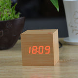 Antique office clock vintage Digital clock LED Retro table personalized brief art clock silent watch gift small electronic clock