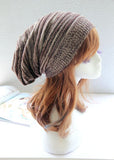 Hot Fashion Women Ladies Unisex Winter Knit Plicate Slouch Cap Hat Knitted Skullies Beanies Casual Ski