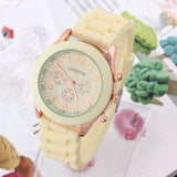 Women's Watch Fashion Silicone Strap candy color watch fashion watch