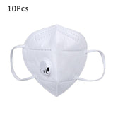 10 PCS KN95 Mouth Mask Dust Respirator Washable Cover Cotton Unisex Mouth Muffle for Allergy/Asthma/Travel