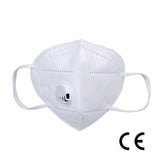 5 Pcs High Quality KN95 Mask PM2.5 Mouth Cover Dust Masks Breathing Valve Folding Non- Wholesale Dropshipping