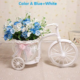 Rattan vase + flowers meters orchid artificial flower set home decoration