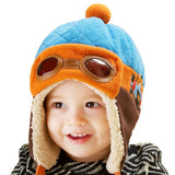 Hot sales Toddlers Cool Baby Boy Girl Kids Infant Winter Pilot Aviator Warm Cap Hat