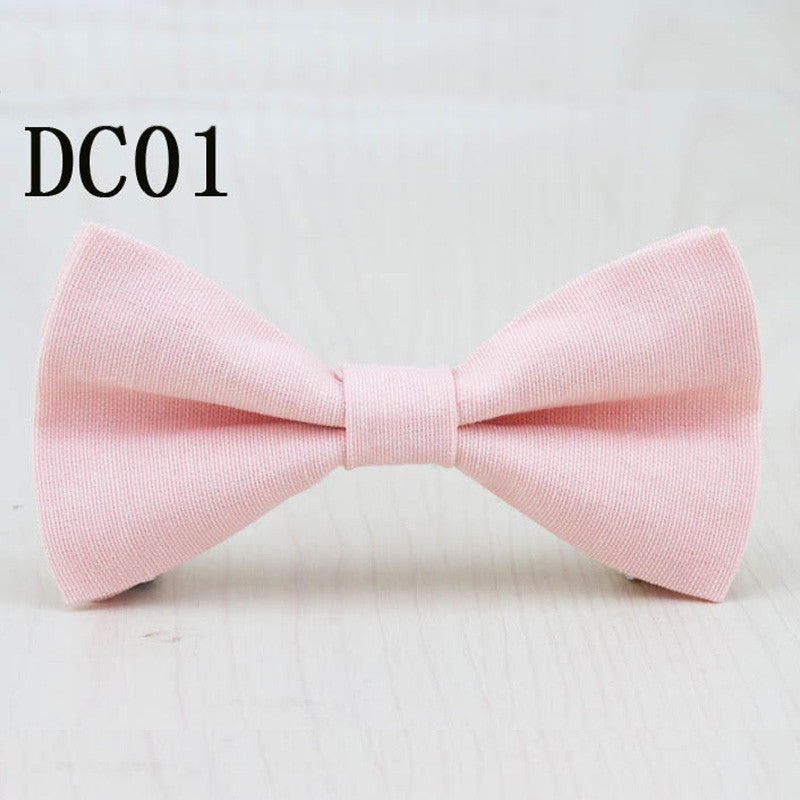 Brand New Children Bow Tie Cute Baby Bowtie Candy Colors Tuxedo Neck tie bow flower Girl Accessory Cotton Kids Bow Ties