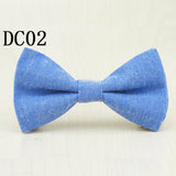 Brand New Children Bow Tie Cute Baby Bowtie Candy Colors Tuxedo Neck tie bow flower Girl Accessory Cotton Kids Bow Ties