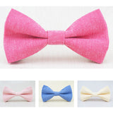 Brand New Children Bow Tie Cute Baby Bowtie Candy Colors Tuxedo Neck tie bow flower Girl Accessory Cotton Kids Bow Ties