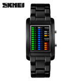 Brand SKMEI 1103 High Quality Alloy Analog Luxury Fashion Men's Wrist Watch New binary led wristwatches