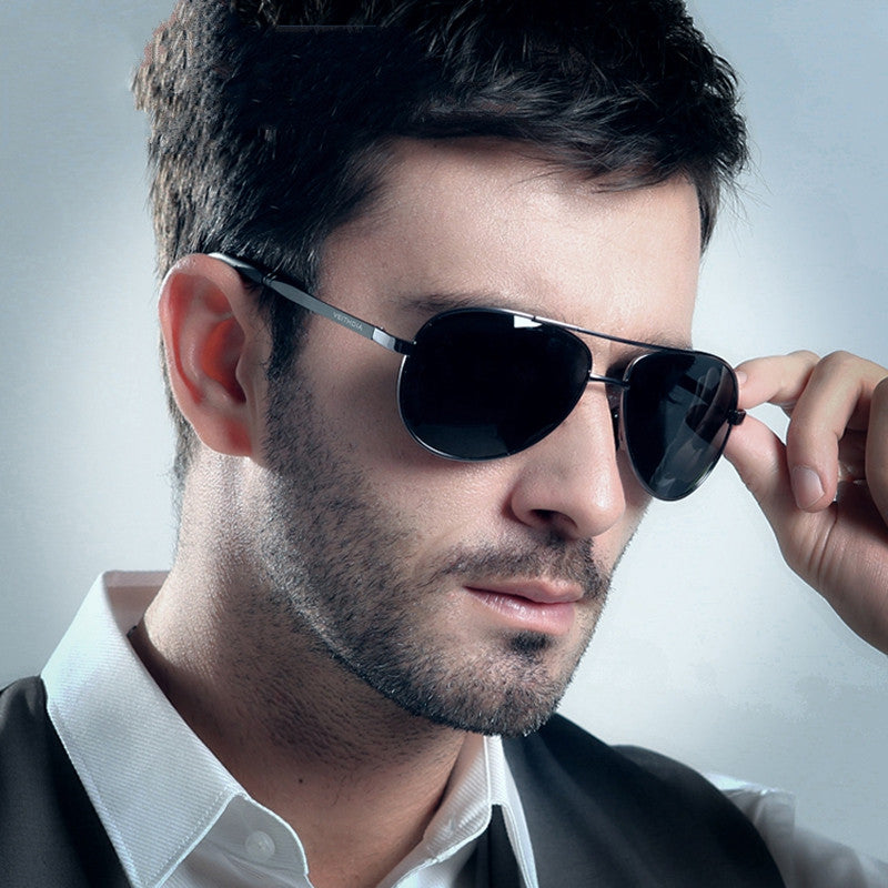 Brand Design Sunglasses Men Polarized UV400 Eyes Protect Sports Coating Sun Glasses Google Pilot