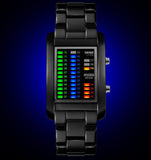 Brand SKMEI 1103 High Quality Alloy Analog Luxury Fashion Men's Wrist Watch New binary led wristwatches