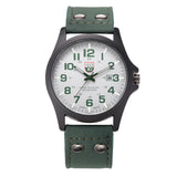 Brand Sport Military Watches Fashion Casual Quartz Watch Leather Analog Men New SOKI Luxury Wristwatch Relogio Masculino