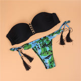 New Brazil flowers nails pants sexy bikini swimsuit bikini swimsuit women European and American fashion