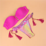 New Brazil flowers nails pants sexy bikini swimsuit bikini swimsuit women European and American fashion