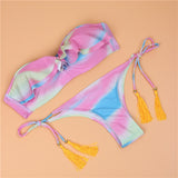 New Brazil flowers nails pants sexy bikini swimsuit bikini swimsuit women European and American fashion