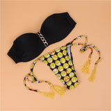 New Brazil flowers nails pants sexy bikini swimsuit bikini swimsuit women European and American fashion