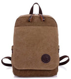 New Fashion canvas laptop backpack men travel bag men casual student school bag